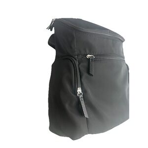 Kate‎ & Alex Women's Cuffaro Black Nylon zip pocket Backpack C15985ERS New